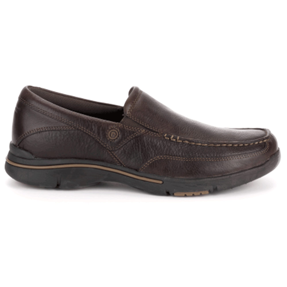 Rockport Singapore Mens Slip-On - City Play Eberdon Dark Brown - RJ5861420